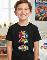 Camiseta Camisa Menino Menina Infantil Menino Menina Juvenil Gamer Roblox MD3