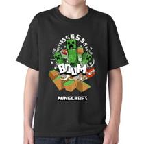 Camiseta-camisa Minecraft jogo gamer T-shirt Blusa infantil e adulto Blusa unissex 100% Algodão em dtf Camiseta-camisa Minecraft jogo gamer T-shirt Blusa infantil e adulto Blusa unissex 100% Algodão em dtf