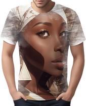 Camiseta Camisa Mulher Africanas Raizes Beleza Negra 1