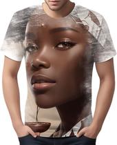 Camiseta Camisa Mulher Africanas Raizes Beleza Negra 2