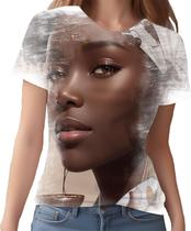 Camiseta Camisa Mulher Africanas Raizes Beleza Negra 4