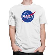 Camiseta Camisa Nasa + Adesivo Tshirt Moda Nerd Geek