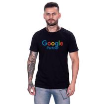 Camiseta Camisa Nerd Internet Geek Google Partners Logo