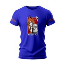 Camiseta Camisa Otaku Anime Mangá Chainsaw Man Power Ref: 20