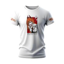 Camiseta Camisa Otaku Anime Mangá Chainsaw Man Power Ref: 20