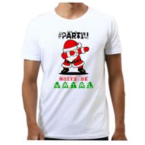 Camiseta camisa partiu festa natal papai noel Camiseta camisa partiu festa natal papai noel