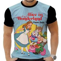 Camiseta Camisa Personalizada Alice No Pais das Maravilhas 1 Camiseta Camisa Personalizada Alice No Pais das Maravilhas 1