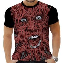 Camiseta Camisa Personalizada Alien Rock Derretendo Espaço 2