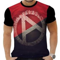 Camiseta Camisa Personalizada Anarquia Punk Rock Hd 7 Camiseta Camisa Personalizada Anarquia Punk Rock Hd 7