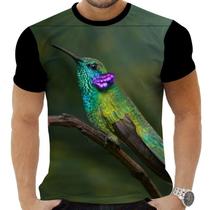 Camiseta Camisa Personalizada Animais Beija Flor Fofo 3
