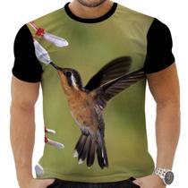 Camiseta Camisa Personalizada Animais Beija Flor Fofo 4