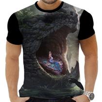 Camiseta Camisa Personalizada Animais Dinossauros 1_x000D_