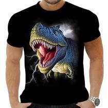 Camiseta Camisa Personalizada Animais Dinossauros 2_x000D_