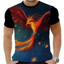 Camiseta Camisa Personalizada Animais Fenix_x000D_