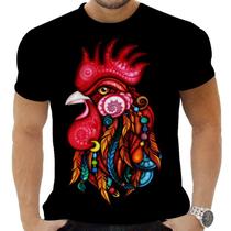 Camiseta Camisa Personalizada Animais Galo_x000D_