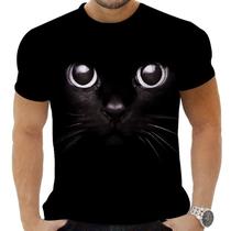 Camiseta Camisa Personalizada Animais Gato Fofo Animal 1_x000D_