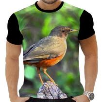 Camiseta Camisa Personalizada Animais Sabia Laranjeira 4_x000D_