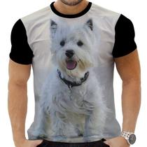 Camiseta Camisa Personalizada Animais Westie Terrier 1_x000D_