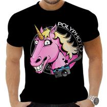 Camiseta Camisa Personalizada Animal Mágico Unicórnio 1