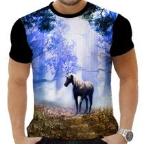 Camiseta Camisa Personalizada Animal Mágico Unicórnio 8