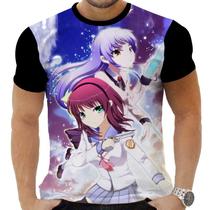 Camiseta Camisa Personalizada Anime Angel Beats 01 Camiseta Camisa Personalizada Anime Angel Beats 01