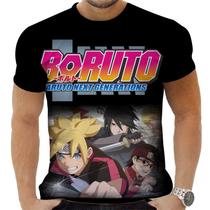 Camiseta Camisa Personalizada Anime Boruto Naruto 05_x000D_