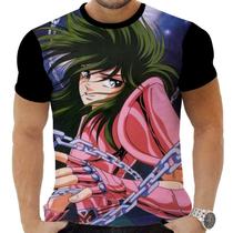 Camiseta Camisa Personalizada Anime Cavaleiros do Zodíaco 12 Camiseta Camisa Personalizada Anime Cavaleiros do Zodíaco 12