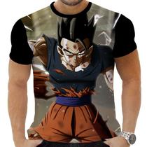 Camiseta Camisa Personalizada Anime Clássico Dragon Ball Goku Black 10_x000D_