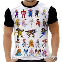Camiseta Camisa Personalizada Anime Clássico Dragon Ball Goku Black 12