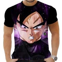 Camiseta Camisa Personalizada Anime Clássico Dragon Ball Goku Black 20