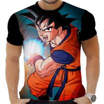 Camiseta Camisa Personalizada Anime Clássico Dragon Ball Goku Super Saiyajin 05