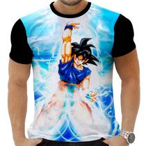 Camiseta Camisa Personalizada Anime Clássico Dragon Ball Goku Super Saiyajin 08 Camiseta Camisa Personalizada Anime Clássico Dragon Ball Goku Super Saiyajin 08