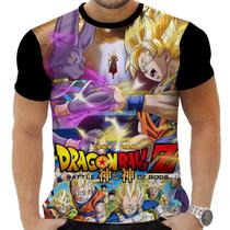 Camiseta Camisa Personalizada Anime Clássico Dragon Ball Goku Super Saiyajin 14_x000D_