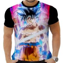 Camiseta Camisa Personalizada Anime Clássico Dragon Ball Goku Super Saiyajin 16_x000D_