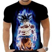Camiseta Camisa Personalizada Anime Clássico Dragon Ball Goku Super Saiyajin 24_x000D_