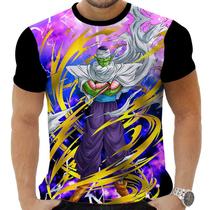 Camiseta Camisa Personalizada Anime Clássico Dragon Ball Piccolo 01