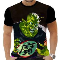 Camiseta Camisa Personalizada Anime Clássico Dragon Ball Piccolo 02