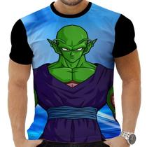 Camiseta Camisa Personalizada Anime Clássico Dragon Ball Piccolo 04 Camiseta Camisa Personalizada Anime Clássico Dragon Ball Piccolo 04