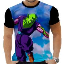 Camiseta Camisa Personalizada Anime Clássico Dragon Ball Piccolo 06_x000D_