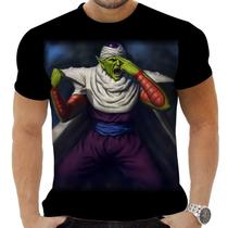 Camiseta Camisa Personalizada Anime Clássico Dragon Ball Piccolo 07