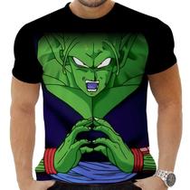 Camiseta Camisa Personalizada Anime Clássico Dragon Ball Piccolo 09