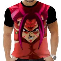 Camiseta Camisa Personalizada Anime Clássico Dragon Ball Super Yamoshi 04_x000D_