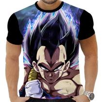 Camiseta Camisa Personalizada Anime Clássico Dragon Ball Vegeta 02