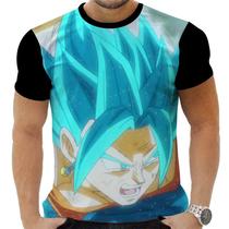 Camiseta Camisa Personalizada Anime Clássico Dragon Ball Vegetto 03_x000D_