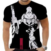 Camiseta Camisa Personalizada Anime Clássico Genesis Evangelion 02