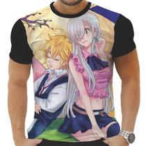 Camiseta Camisa Personalizada Anime Clássico Sete Pecados Capitais 02