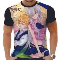 Camiseta Camisa Personalizada Anime Clássico Sete Pecados Capitais 02_x000D_