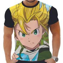 Camiseta Camisa Personalizada Anime Clássico Sete Pecados Capitais 05_x000D_