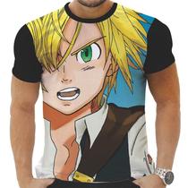 Camiseta Camisa Personalizada Anime Clássico Sete Pecados Capitais 06