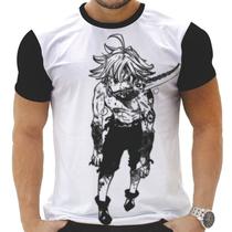 Camiseta Camisa Personalizada Anime Clássico Sete Pecados Capitais 11